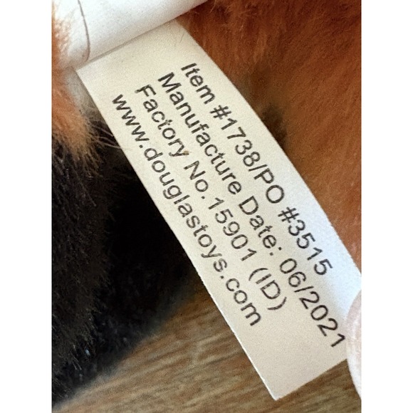 Douglas Cuddle Toys Scarlett‎ Fox Plush #1832 Realistic Small Stuffed Animal Toy - Picture 9 of 16